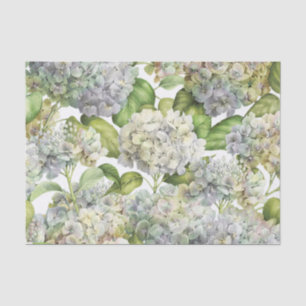 Papel De Seda Hydrangea azul de la lavanda floral