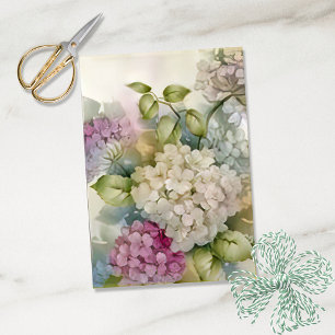 Papel De Seda Hydrangea Fairy Garden