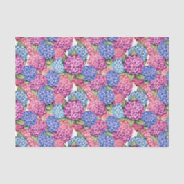 Papel De Seda Hydrangea Floral 