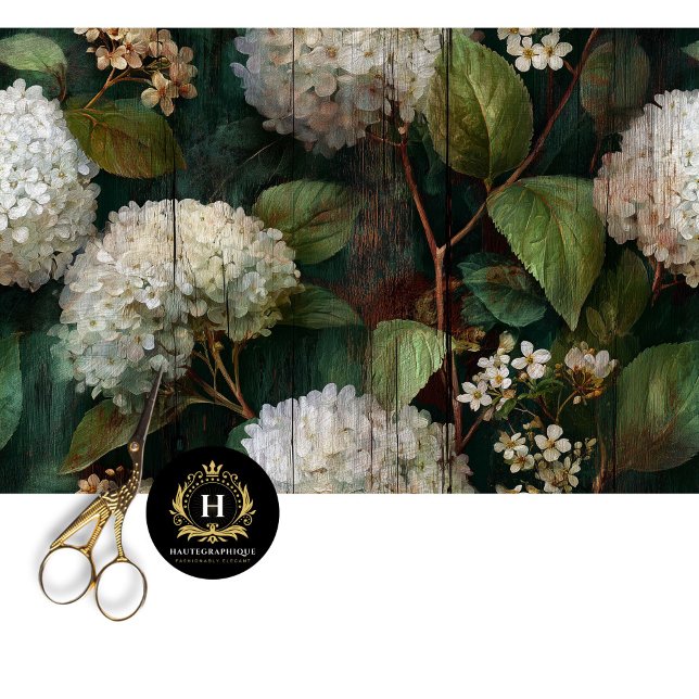 Papel De Seda Hydrangea Malhumorada Decoupage Perfecto (Subido por el creador)