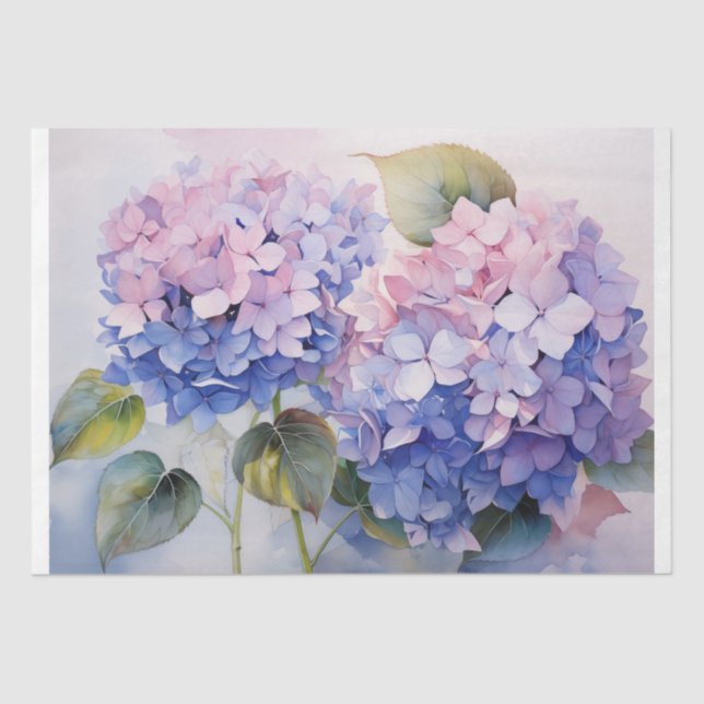Papel De Seda Hydrangeas (Anverso)