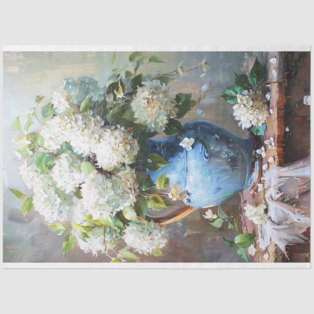 Papel De Seda Hydrangeas (Anverso)