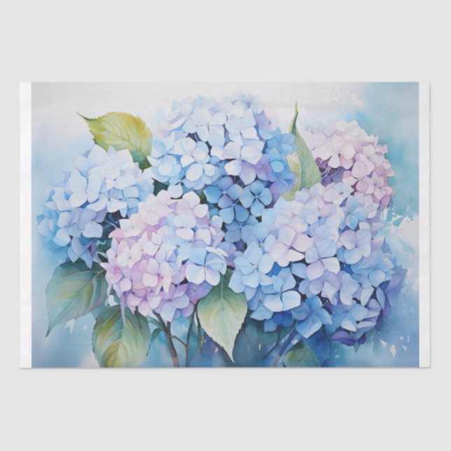 Papel De Seda Hydrangeas (Anverso)