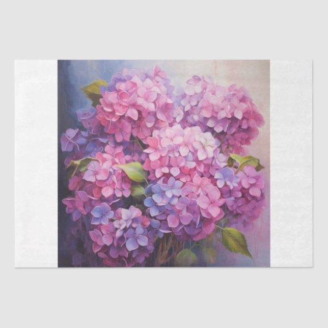 Papel De Seda Hydrangeas (Anverso)