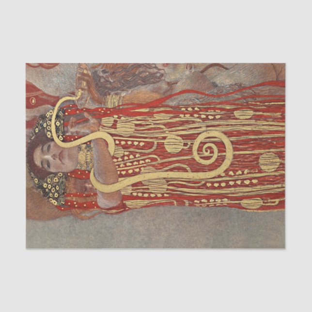 Papel De Seda Hygieia por Gustav Klimt (Anverso)