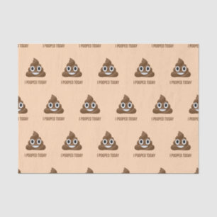 Papel De Seda I emoji hoy sonriente de Pooped Poo