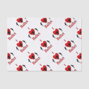 Papel De Seda I Heart Ballet Design