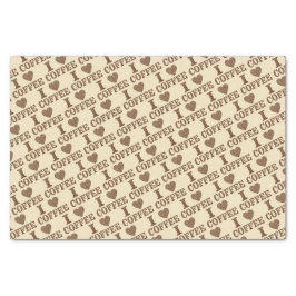 Papel De Seda I Heart Coffee Tissue Paper