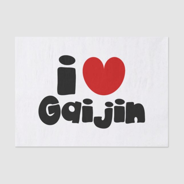Papel De Seda i heart Gaijin (Anverso)