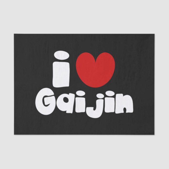 Papel De Seda i heart Gaijin (Anverso)