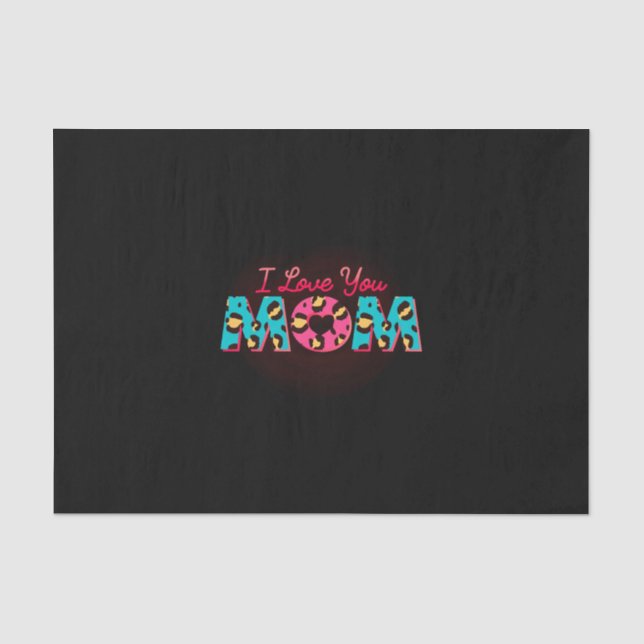 Papel De Seda I love you mom Sublimation (Anverso)