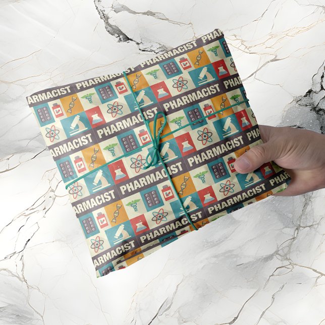 Papel De Seda Icónico Farmacéutico Profesional Diseñado (Subido por el creador)