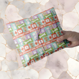 Papel De Seda Icónico veterinario profesional diseñado