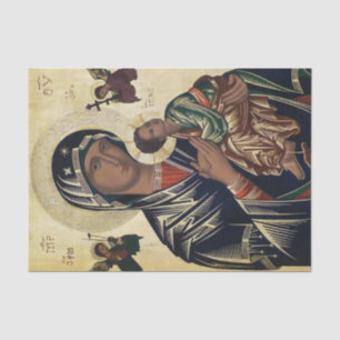 Papel De Seda Icono cristiano ortodoxo de Theotokos