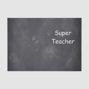 Papel De Seda Idea de regalo de diseño de tablero de chalkboard