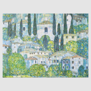 Papel De Seda Iglesia de Art Nouveau en Cassone, por Gustav Klim