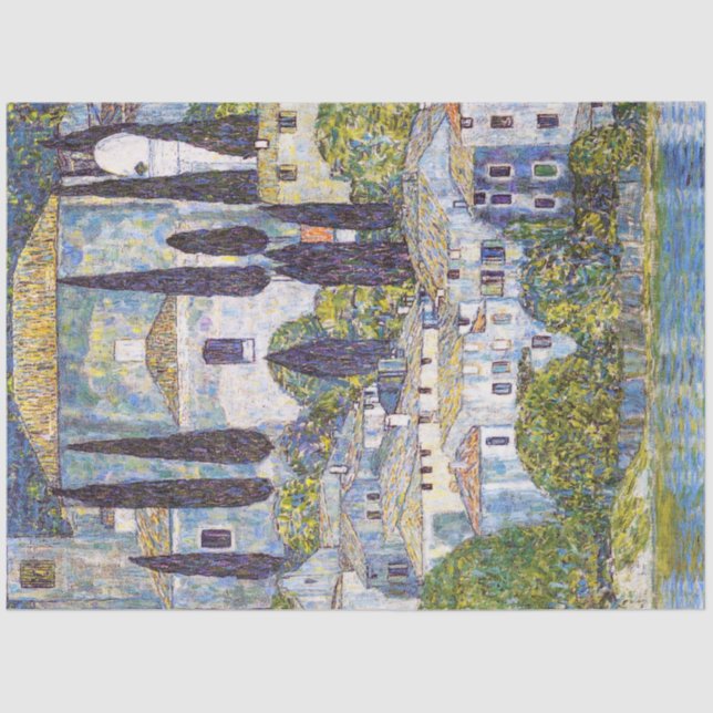 Papel De Seda Iglesia de Cassone, Gustav Klimt (Anverso)