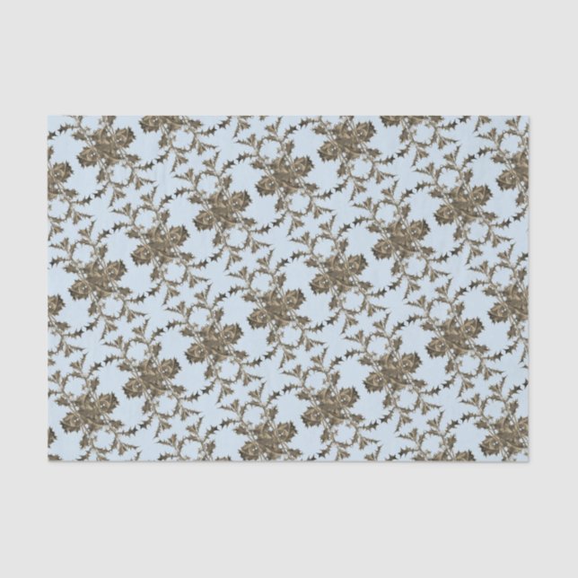 Papel De Seda Ilex - Holly acebo - espina de cristiano (Anverso)