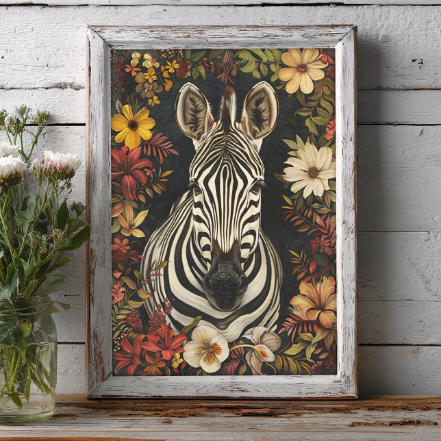 Papel De Seda Ilustración Botánica de Cebra Decoupage (Subido por el creador)