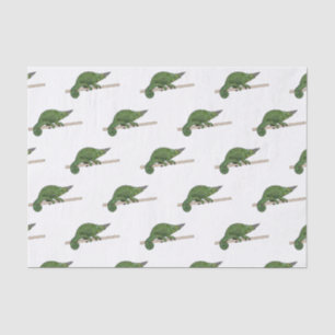 Papel De Seda Ilustracion chameleon personalizado de Jackson