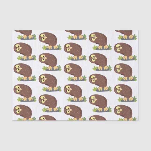 Papel De Seda Ilustracion curioso y gracioso de personalizado de (Anverso)