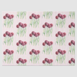 Papel De Seda Ilustracion de acuarela de color rosa morado