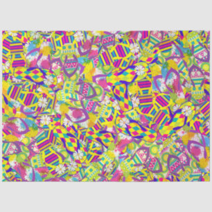 Papel De Seda Ilustracion de acuarela, patrón Flip Flop