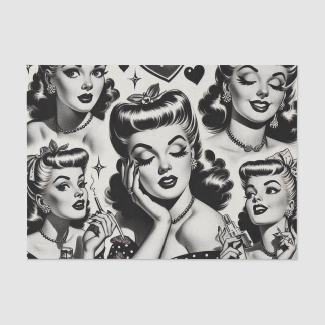 Papel De Seda Ilustracion de Chica de la cosecha (Anverso)