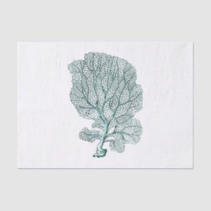 Papel De Seda Ilustracion de coral del mar antiguo