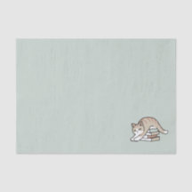 Ilustracion de Gato de Amante de Libros - Curva y
