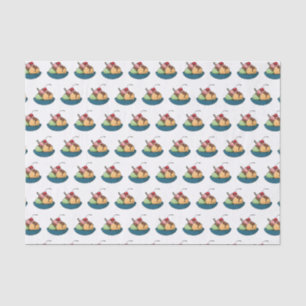 Papel De Seda Ilustracion de helado personalizado