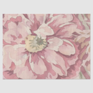 Papel De Seda Ilustración de lápiz de color floral bonito (AI) F