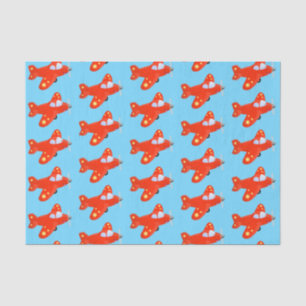 Papel De Seda Ilustracion de personalizado de avión rojo con vue