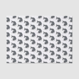 Papel De Seda Ilustracion de personalizado de bagre cúbico
