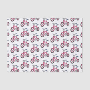 Papel De Seda Ilustracion de personalizado de bicicleta de niños
