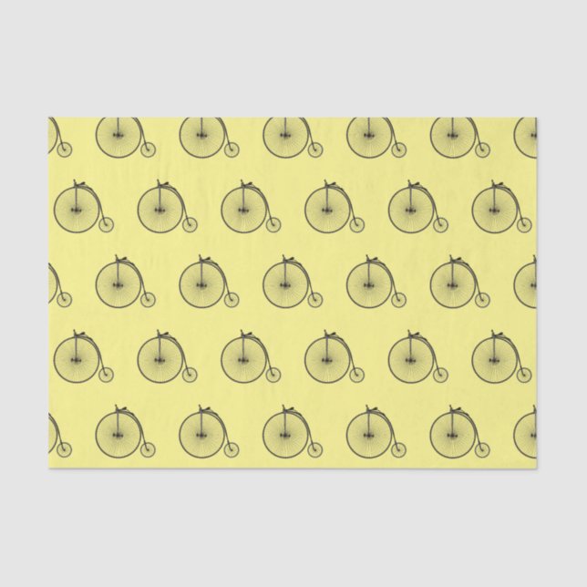 Papel De Seda Ilustracion de personalizado de bicicletas de alta (Anverso)