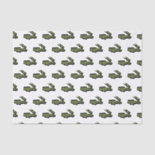 Papel De Seda Ilustracion de personalizado de camiones de misile
