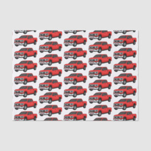 Papel De Seda Ilustracion de personalizado de camioneta roja