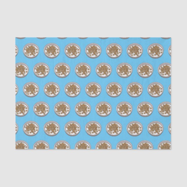 Papel De Seda Ilustracion de personalizado de cereales (Anverso)