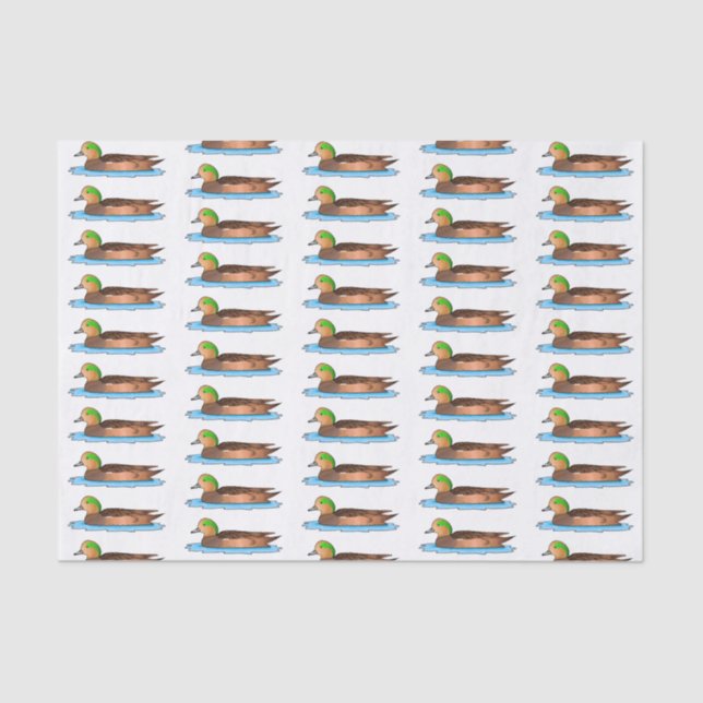 Papel De Seda Ilustracion de personalizado de cirujano americano (Anverso)