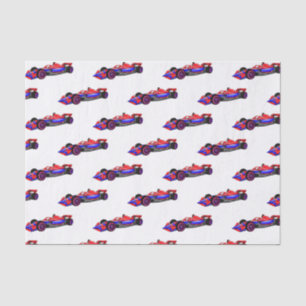 Papel De Seda Ilustracion de personalizado de coches de carreras
