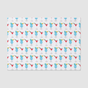 Papel De Seda Ilustracion de personalizado de cócteles