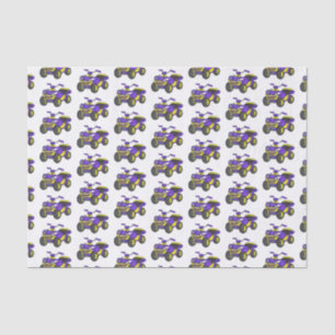 Papel De Seda Ilustracion de personalizado de cuatro ruedas mora