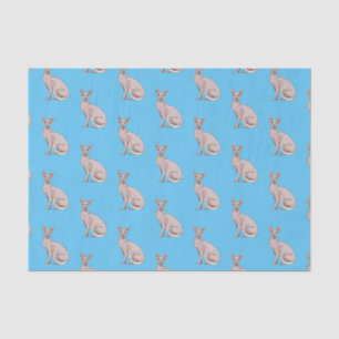 Papel De Seda Ilustracion de personalizado de gatos Sfinx