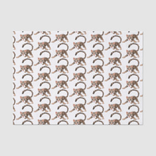 Papel De Seda Ilustracion de personalizado de ocelot de Cute