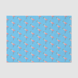 Papel De Seda Ilustracion de personalizado de pájaro cucharón de