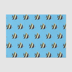 Papel De Seda Ilustracion de personalizado de peces moro