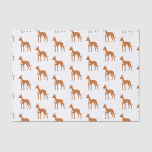 Papel De Seda Ilustracion de personalizado de perro perrito