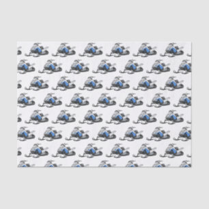 Papel De Seda Ilustracion de personalizado para motos de nieve