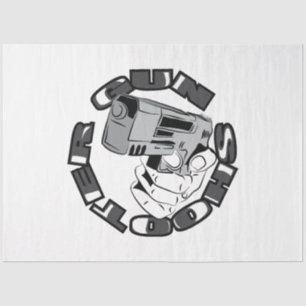 Papel De Seda Ilustracion de pistoleros de armas